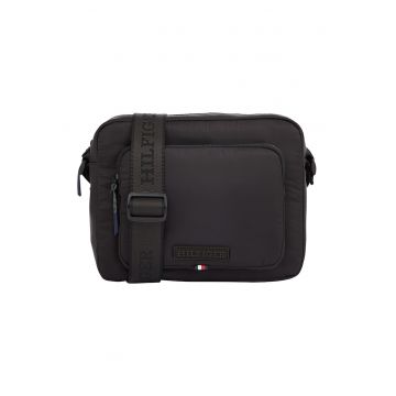 Geanta crossbody cu buzunar exterior