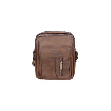 Geanta crossbody de piele ecologica cu barete ajustabile 24507