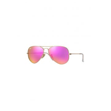 Ochelari de soare aviator cu rama de metal 1