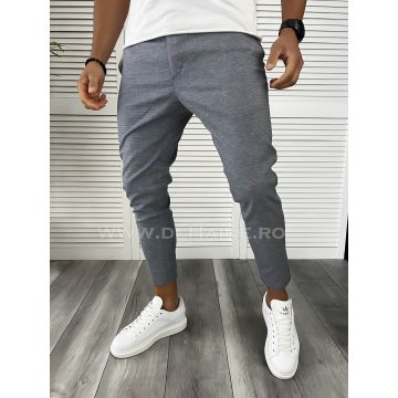 Pantaloni barbati casual regular fit gri B8000 P18-4.3