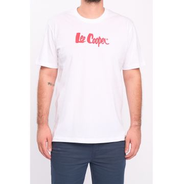 Tricou de bumbac cu imprimeu logo