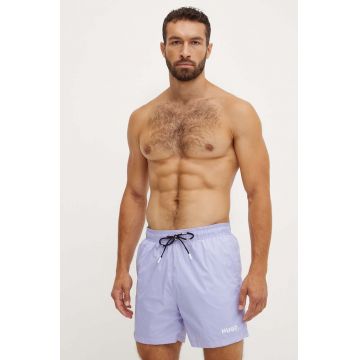 HUGO pantaloni scurti de baie culoarea violet, 50469304