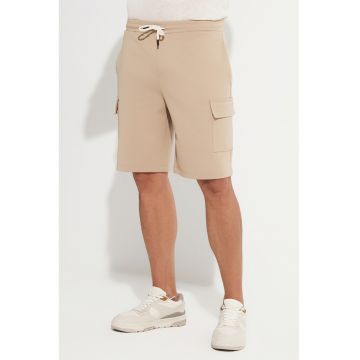 Pantaloni scurti cargo uni