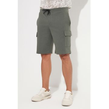 Pantaloni scurti cargo uni