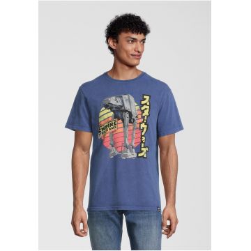 Tricou cu decolteu la baza gatului Star Wars Empire Strikes Back Retro AT-AT 4715