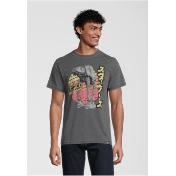 Tricou cu decolteu la baza gatului Star Wars Empire Strikes Back Retro AT-AT 4715