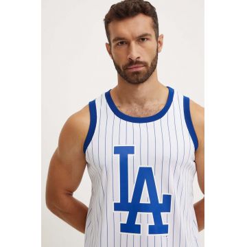 47 brand tricou Los Angeles Dodgers barbati, culoarea alb, B12PMMUHP591813WW