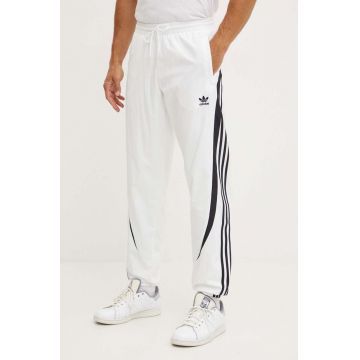 adidas Originals pantaloni de trening culoarea alb, modelator, IZ4830