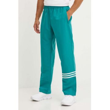 adidas Originals pantaloni de trening culoarea turcoaz, cu imprimeu, JF9159