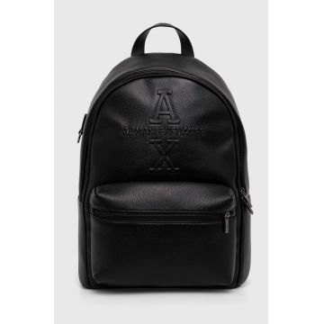 Armani Exchange rucsac barbati, culoarea negru, mare, neted, 952689 4F884