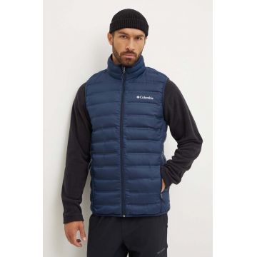 Columbia vestă sport cu puf Lake 22 culoarea albastru marin, de tranzitie, 2115121