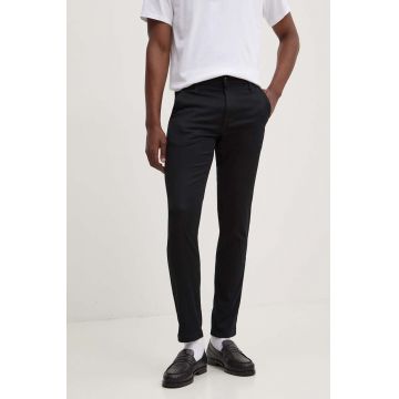 G-Star Raw pantaloni barbati, culoarea negru, mulata, D25179-C105