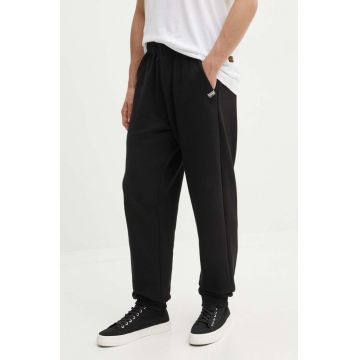 G-Star Raw pantaloni de trening din bumbac culoarea gri, melanj