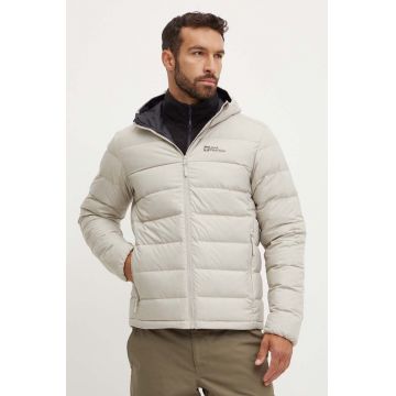 Jack Wolfskin geaca sport din puf Ather Down culoarea gri, 1207671