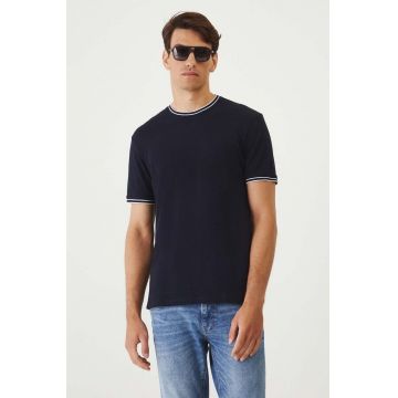 Medicine tricou bărbați, culoarea bleumarin, melanj