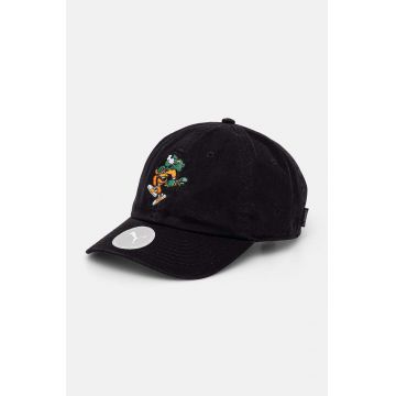 Puma șapcă de baseball din bumbac PUMA x CARROTS Dad Cap culoarea negru, cu imprimeu, 25789