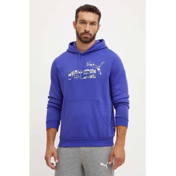 Puma bluza barbati, cu glugă, cu imprimeu, 683234