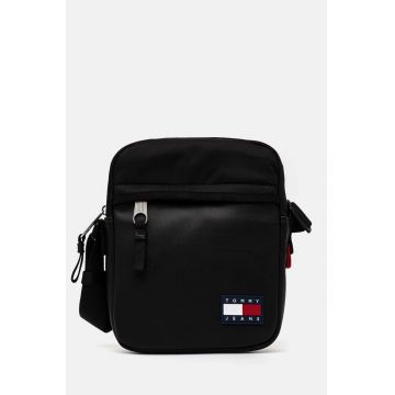 Tommy Jeans borseta culoarea negru, AM0AM12390