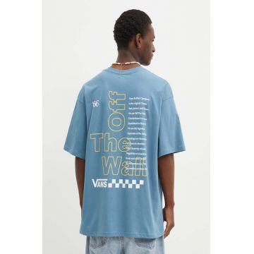 Vans tricou din bumbac barbati, cu imprimeu, VN000HFTJCN1