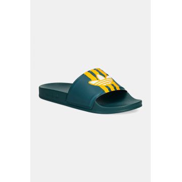 adidas Originals papuci Adilette barbati, culoarea verde, IG9268