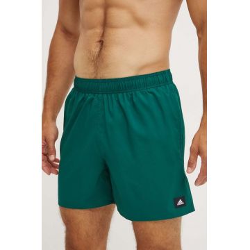 adidas Performance pantaloni scurti de baie Solid CLX culoarea verde, IX7582