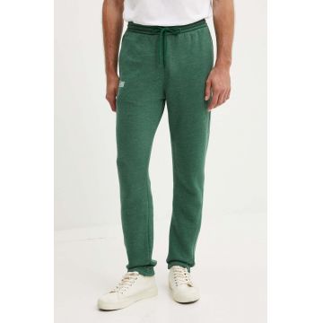 American Vintage pantaloni de trening culoarea verde, neted, MDOV05BH24