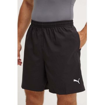 Puma pantaloni scurți de antrenament Train Fav Blaster culoarea negru, 525958