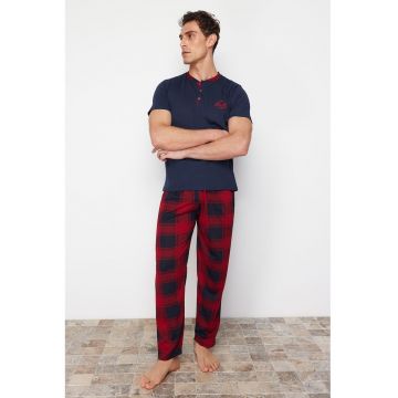 Pijama barbati 1341517871 - Poliester/Bumbac