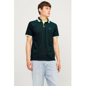 Tricou polo slim fit de bumbac organic Paulos