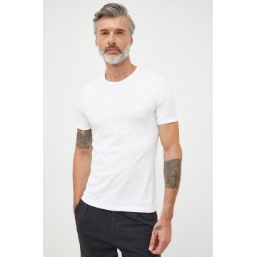 BOSS tricou din bumbac (3-pack) culoarea alb, uni 50475284