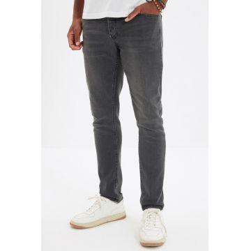 Blugi skinny cu talie medie