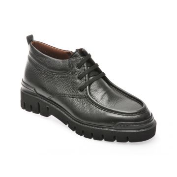 Ghete casual LE COLONEL negre, 67626, din piele naturala