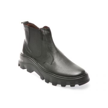 Ghete casual LE COLONEL negre, 71511, din piele naturala