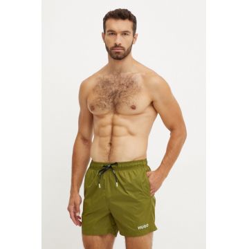 HUGO pantaloni scurti de baie culoarea verde, 50469304