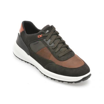 Pantofi casual GEOX maro, U36E0A, din piele naturala