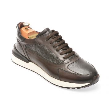 Pantofi casual LE COLONEL maro, 66437, din piele naturala