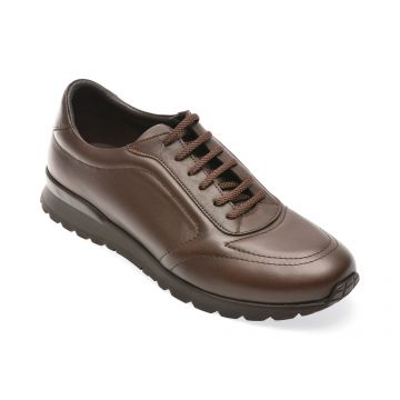 Pantofi casual OTTER maro, 54521, din piele naturala