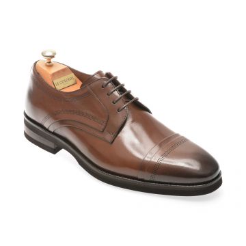 Pantofi eleganti LE COLONEL maro, 48470, din piele naturala