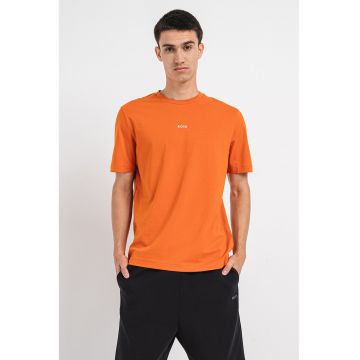 Tricou relaxed fit cu decolteu la baza gatului Chup