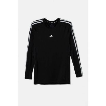 adidas Performance mânecă lungă de antrenament Techfit culoarea negru, cu imprimeu, IN5586