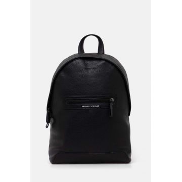 Armani Exchange rucsac barbati, culoarea negru, mare, neted, 952674 4F872