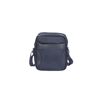 Geanta crossbody cu detalii de piele ecologica 24513