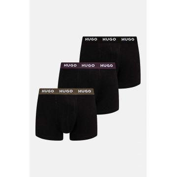 HUGO boxeri 3-pack barbati, culoarea negru, 50517878