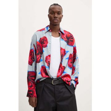 MSGM camasa barbati, culoarea gri, regular, 3740ME11.247552