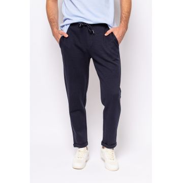 Pantaloni de trening din amestec de bumbac cu snur Zozy