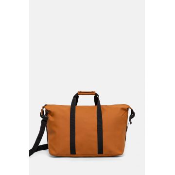 Rains geanta Hilo Weekend Bag W3 culoarea maro, 14200-63