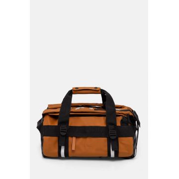 Rains geanta Texel Duffel Bag Mini W3 culoarea maro, 14800-63