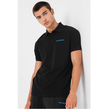 Tricou polo cu detaliu logo