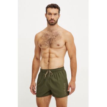 adidas pantaloni scurti de baie Essentials culoarea verde, IX7566