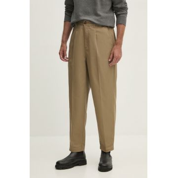 Barbour pantaloni barbati, culoarea bej, cu fason chinos, MTR0751